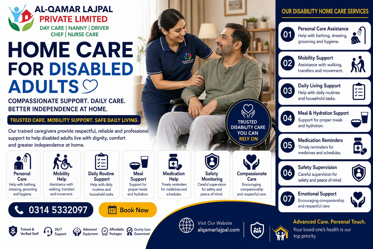 Home Care for Disabled Adults Islamabad